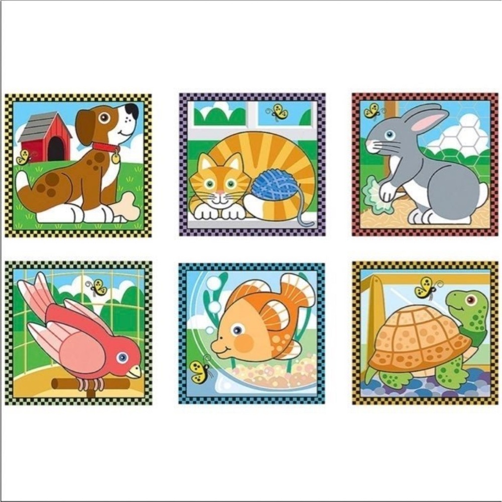Melissa & Doug Colorful Animal Block Puzzle - Picture 6 of 7